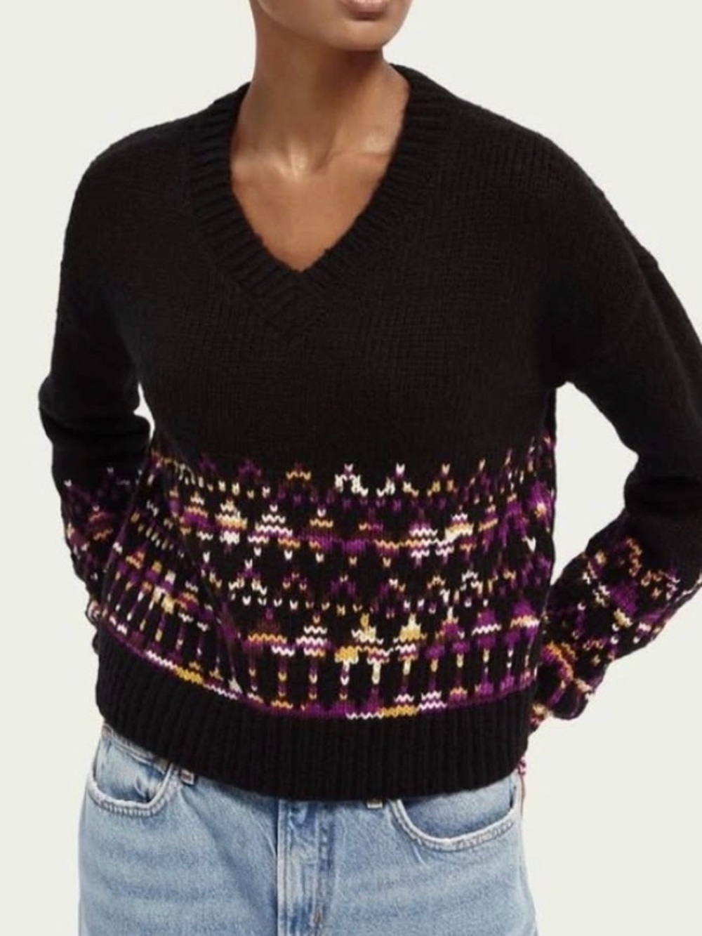 Women’s Scotch & Soda La Bande Maison V-neck Sweater